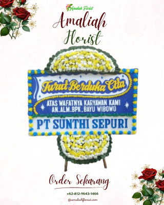 Papan Bunga Duka di Purwodinatan