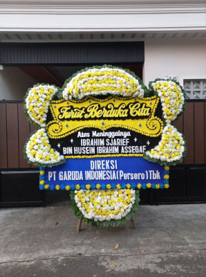 Papan Bunga Duka di Purwodinatan