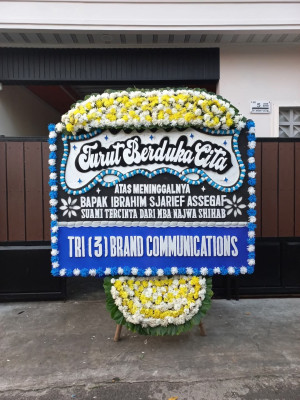 Papan Bunga Duka di Purwodinatan